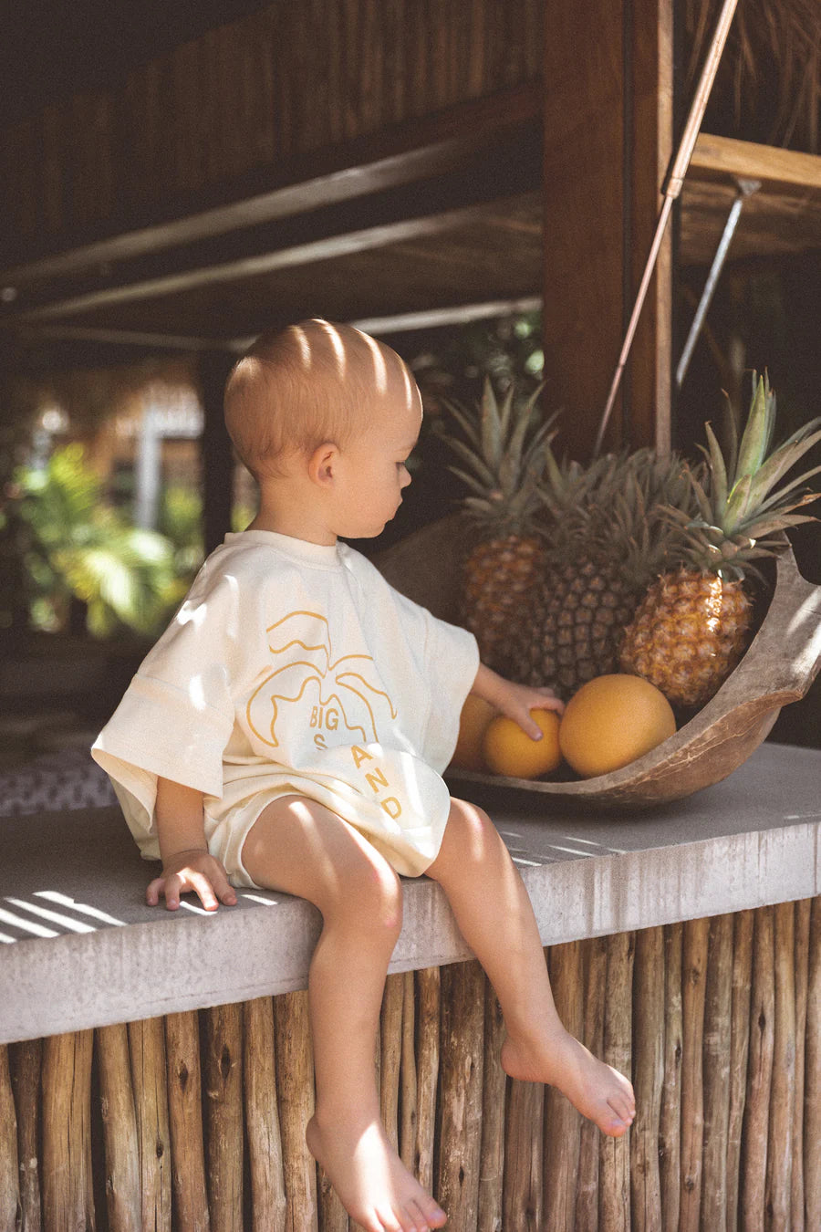 半袖ロンパース - Big Island Tshirt Romper