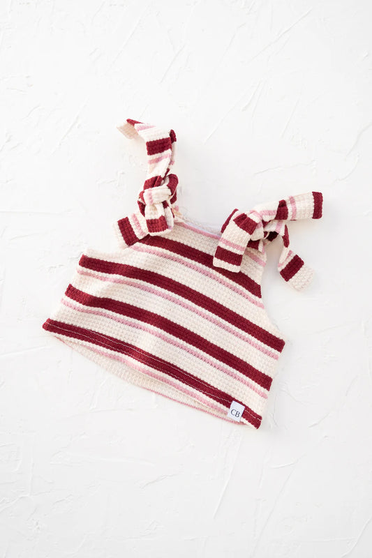 ノースリーブニットトップス - Pomegranate Knit Top