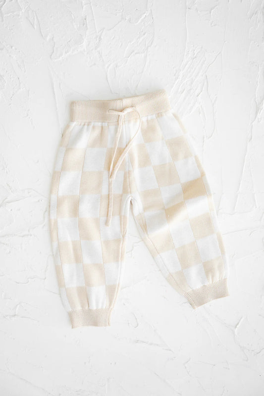 ニットパンツ - Knitted Pants - Cream
