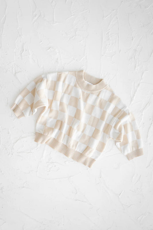 ニットジャンパー - Knitted Jumper - Cream