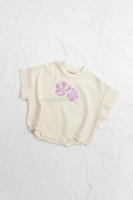半袖ロンパース - Big Island Tshirt Romper Lilac