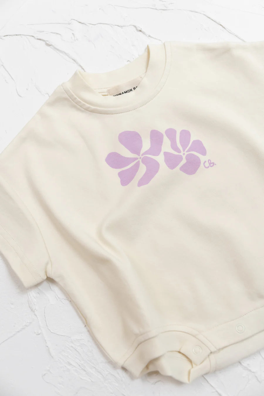 半袖ロンパース - Big Island Tshirt Romper Lilac