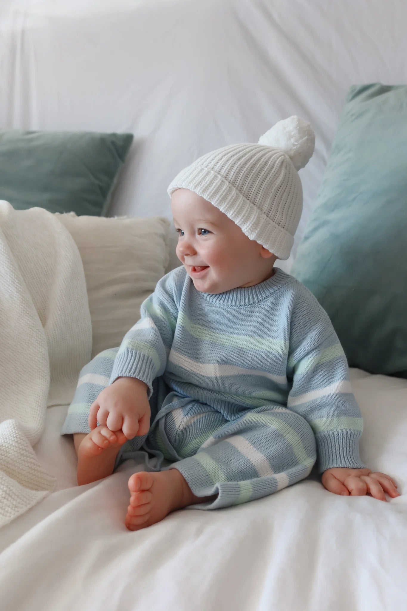 ニットセットアップ - Mint Sherbet Knit Set - Long Sleeve