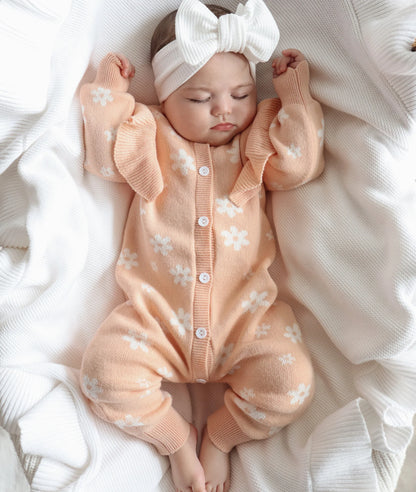 ニットロンパース - Posy Long Sleeve Knit Romper