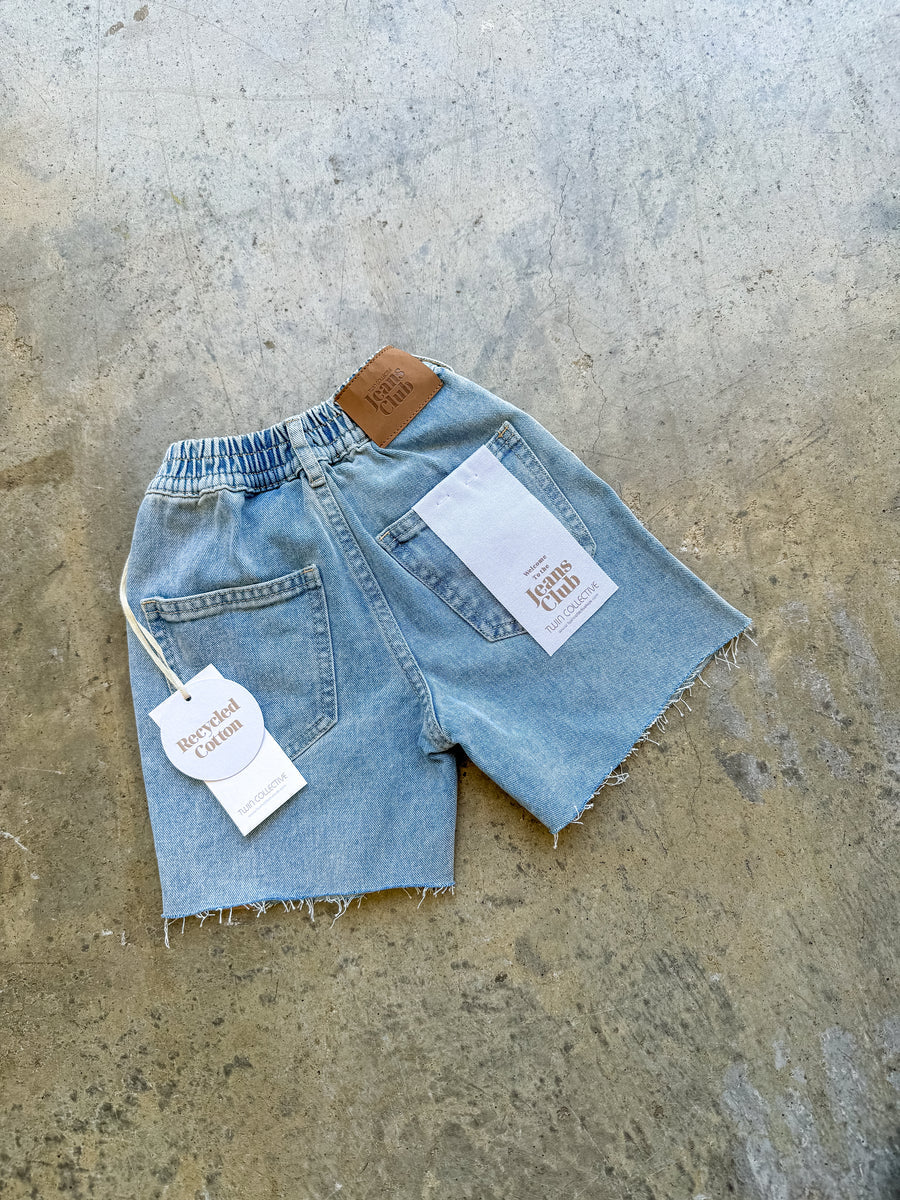 デニムショーツ - Jagger Short - Cut Off Blue