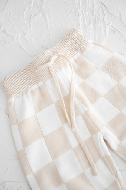 ニットパンツ - Knitted Pants - Cream