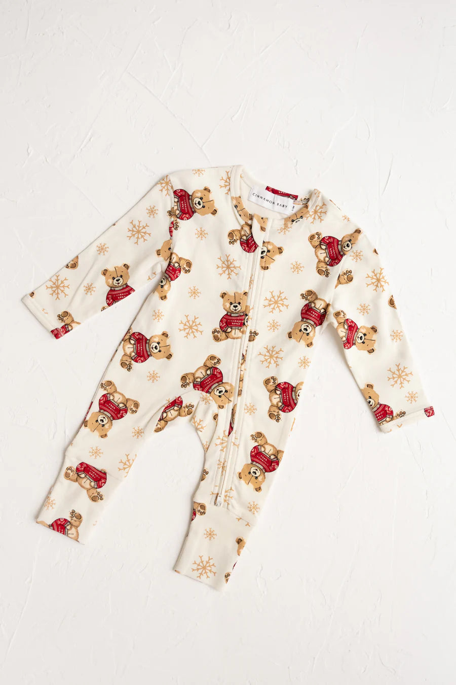長袖ロンパース - Teddy Growsuit