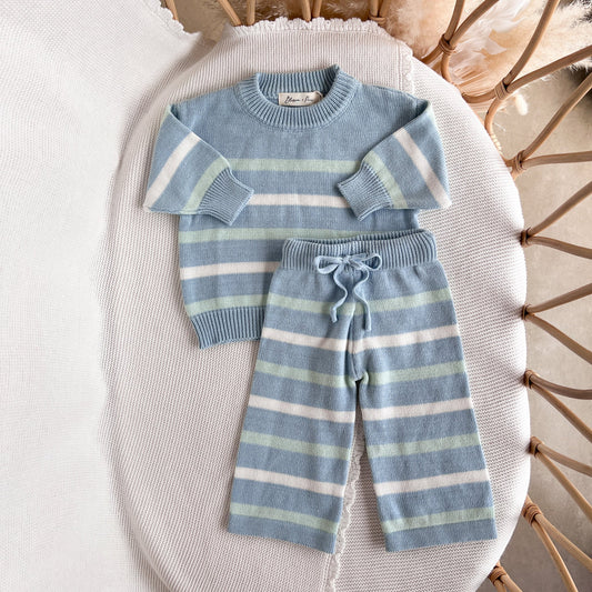 ニットセットアップ - Mint Sherbet Knit Set - Long Sleeve