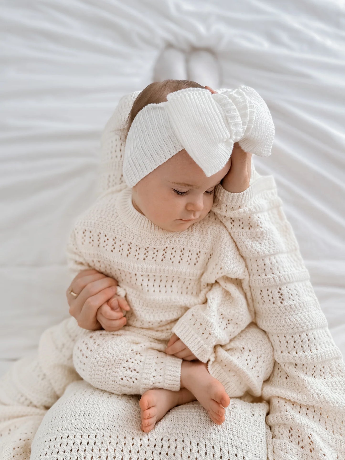 ニットセットアップ - Kids Knit Set - Vanilla Latte