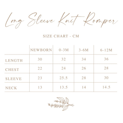 ニットロンパース - Goose Chunky Knit Romper - Periwinkle Blue