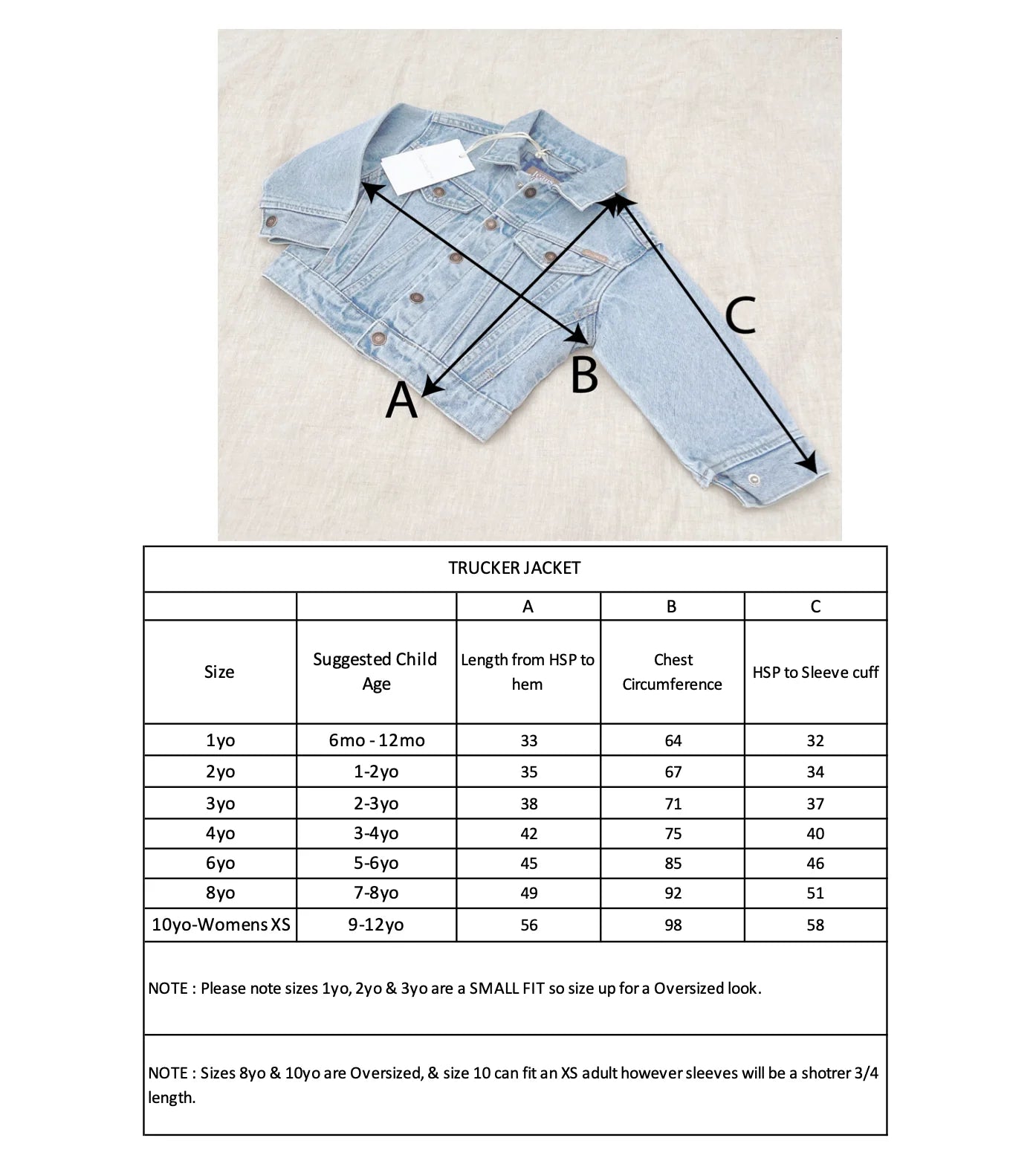 デニムジャケット - Trucker Jacket- Thunder Blue