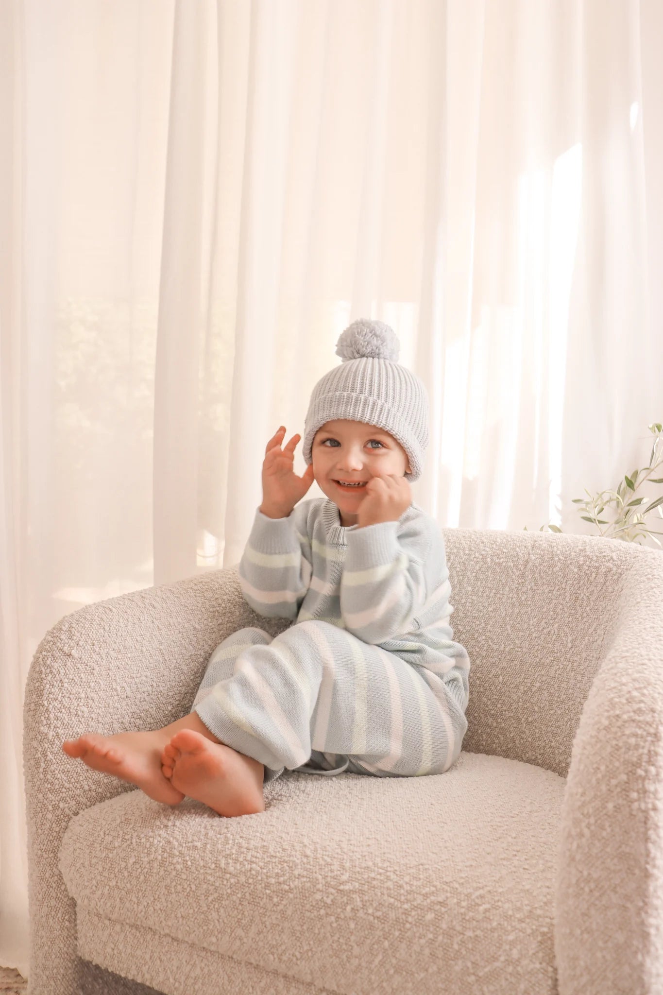 ニットセットアップ - Mint Sherbet Knit Set - Long Sleeve