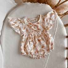 ノースリーブロンパース - Strawberry Sundae Flutter Sleeve Romper