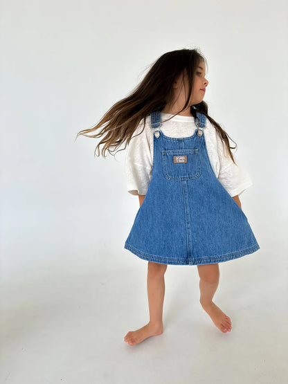 デニムワンピース - Patti Pinafore Dress