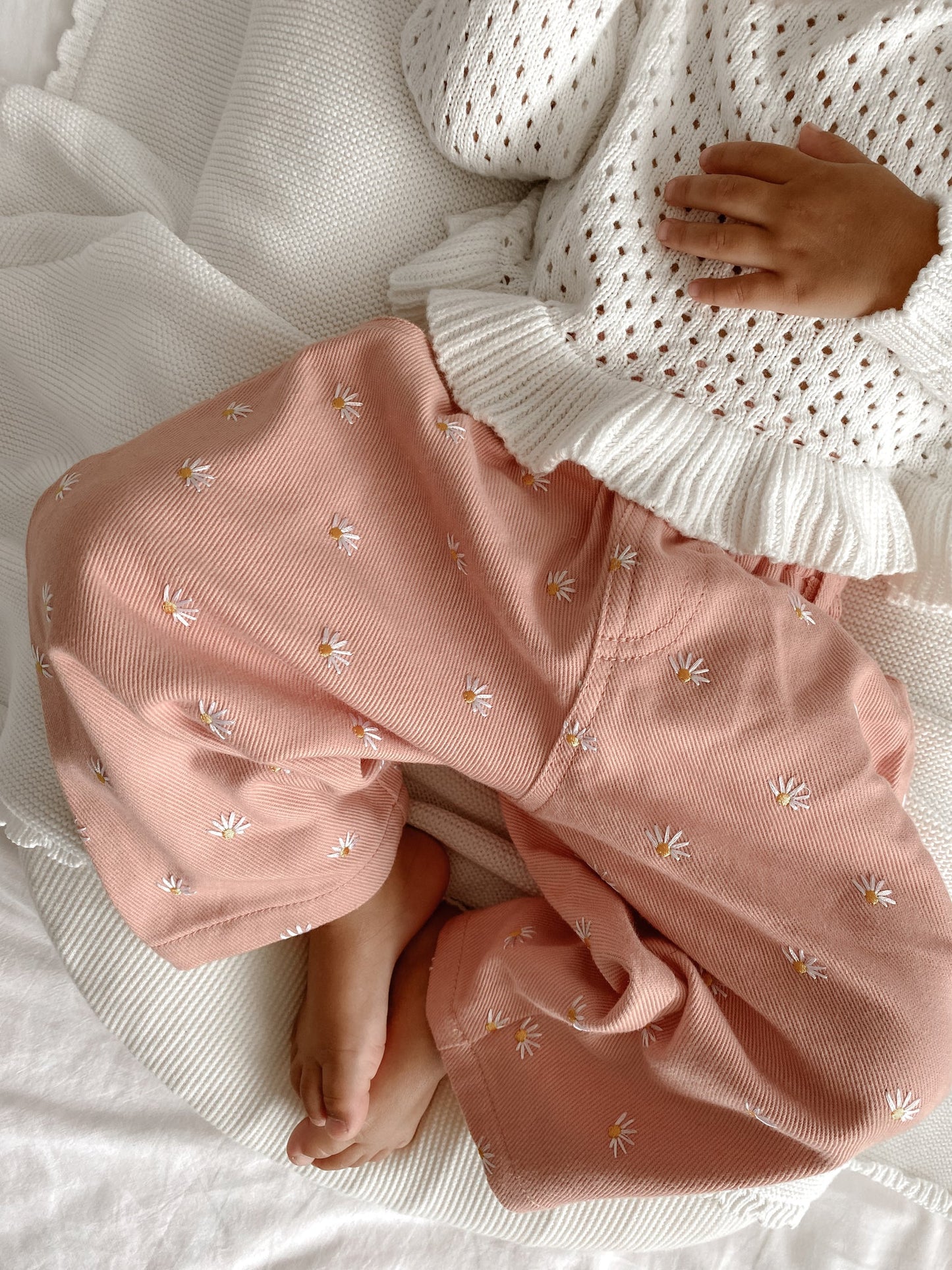 デニムパンツ - Daisy Pink Denim Jeans