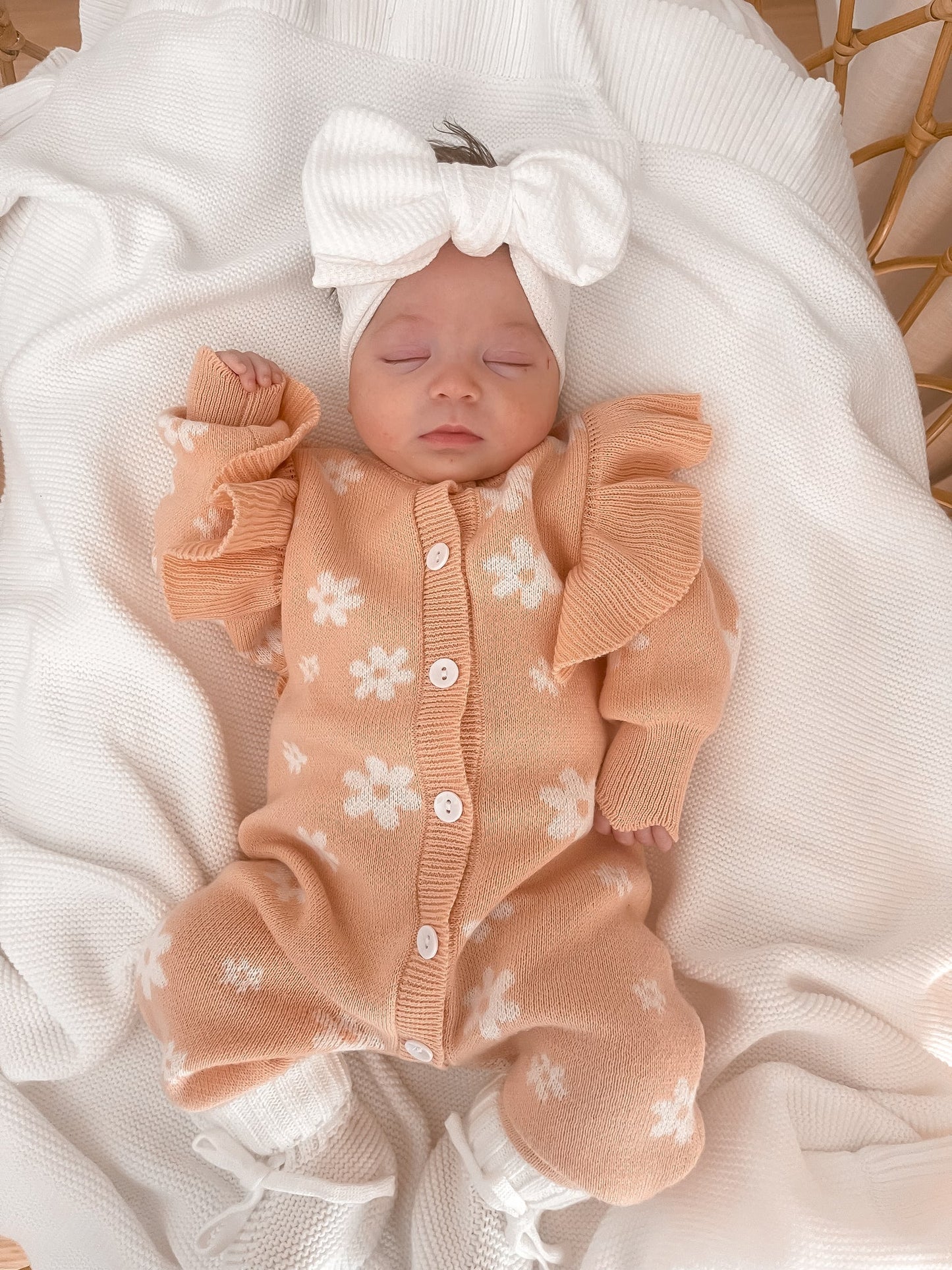 ニットロンパース - Posy Long Sleeve Knit Romper