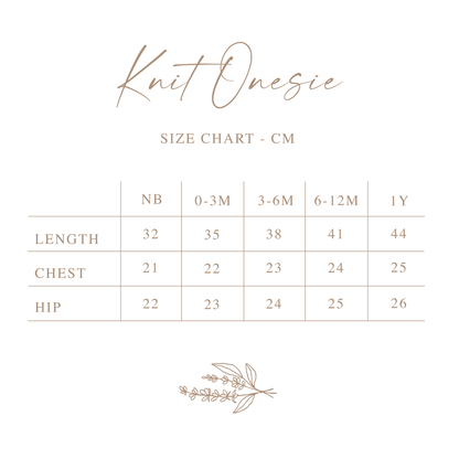 ニットロンパース - Bow Long Sleeve Frill Leg Romper