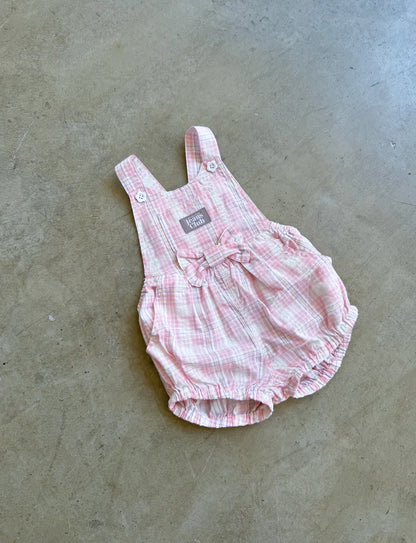 オーバーオール - Bowie Bubble Romper - PINK CHECK