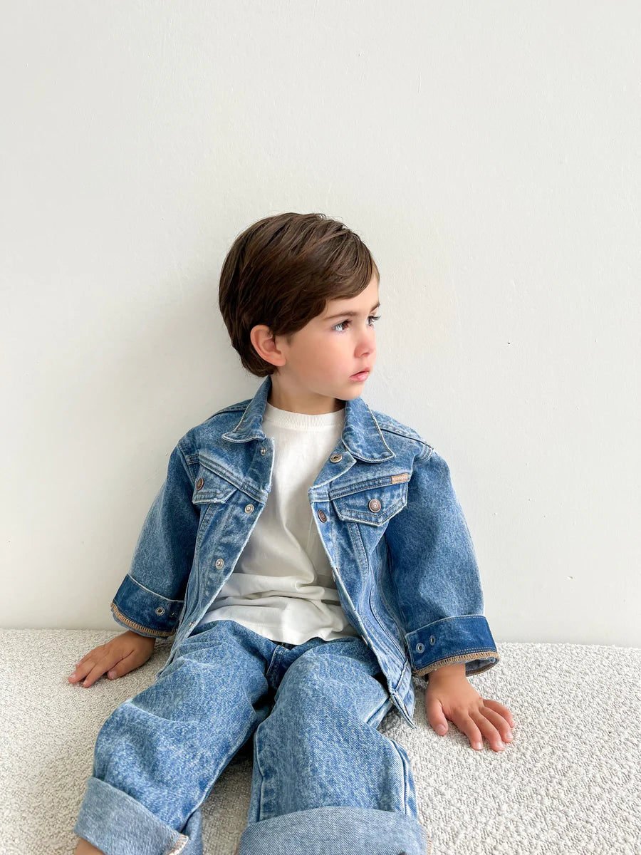 デニムジャケット - Trucker Jacket- Thunder Blue